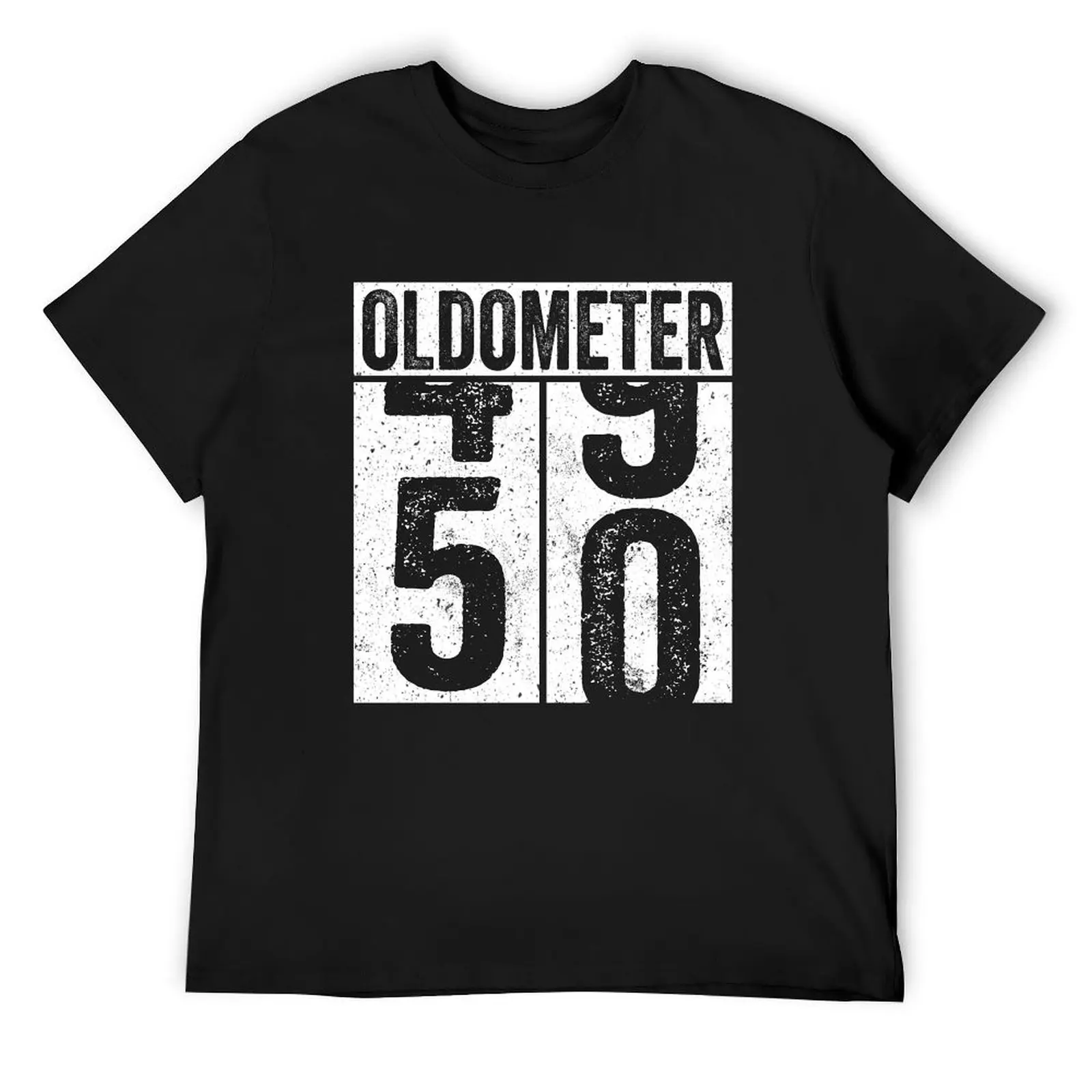 

50 Years Old Oldometer T-Shirt Funny t-shirts designer shirts vintage clothes rapper graphic tees mens funny t shirts
