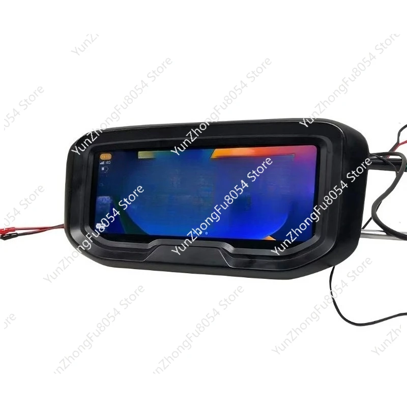 6.86 Custom Film Transistor Digital Motorcycle Board Display Speedometer, Navigation Compatible Suitable for Electric Vehicles