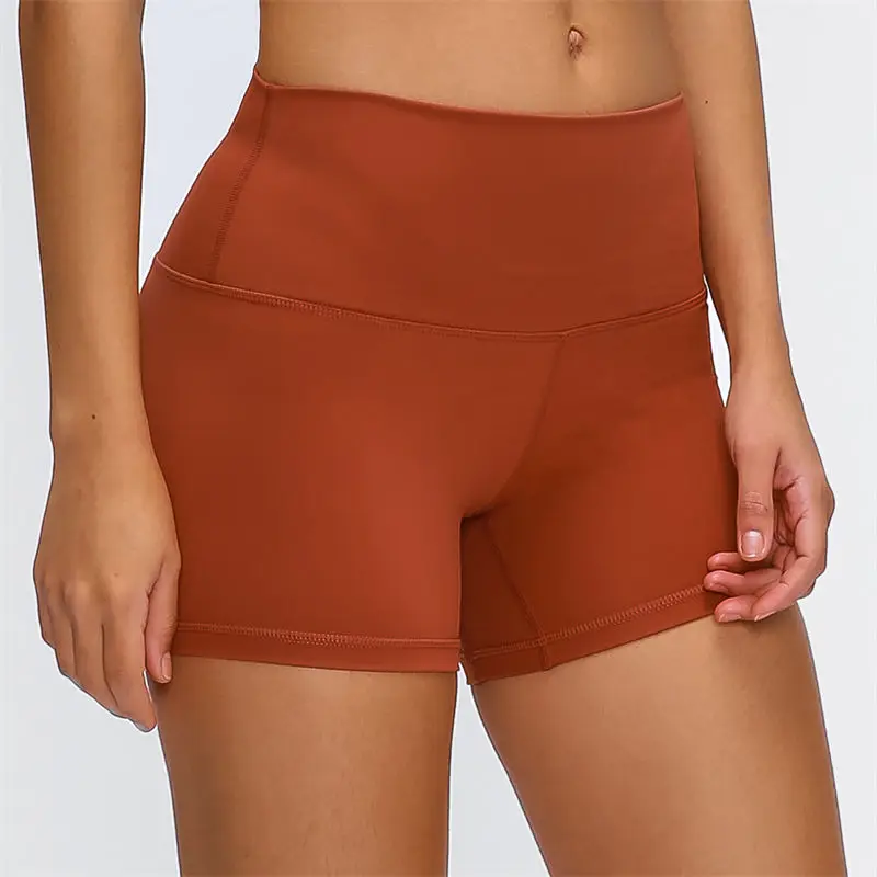 Nepoagym PULSE High Waisted Compression Shorts Women Brushed Fabric Fitness Shorts Squat Proof Workout Shorts Soft Yoga Shorts