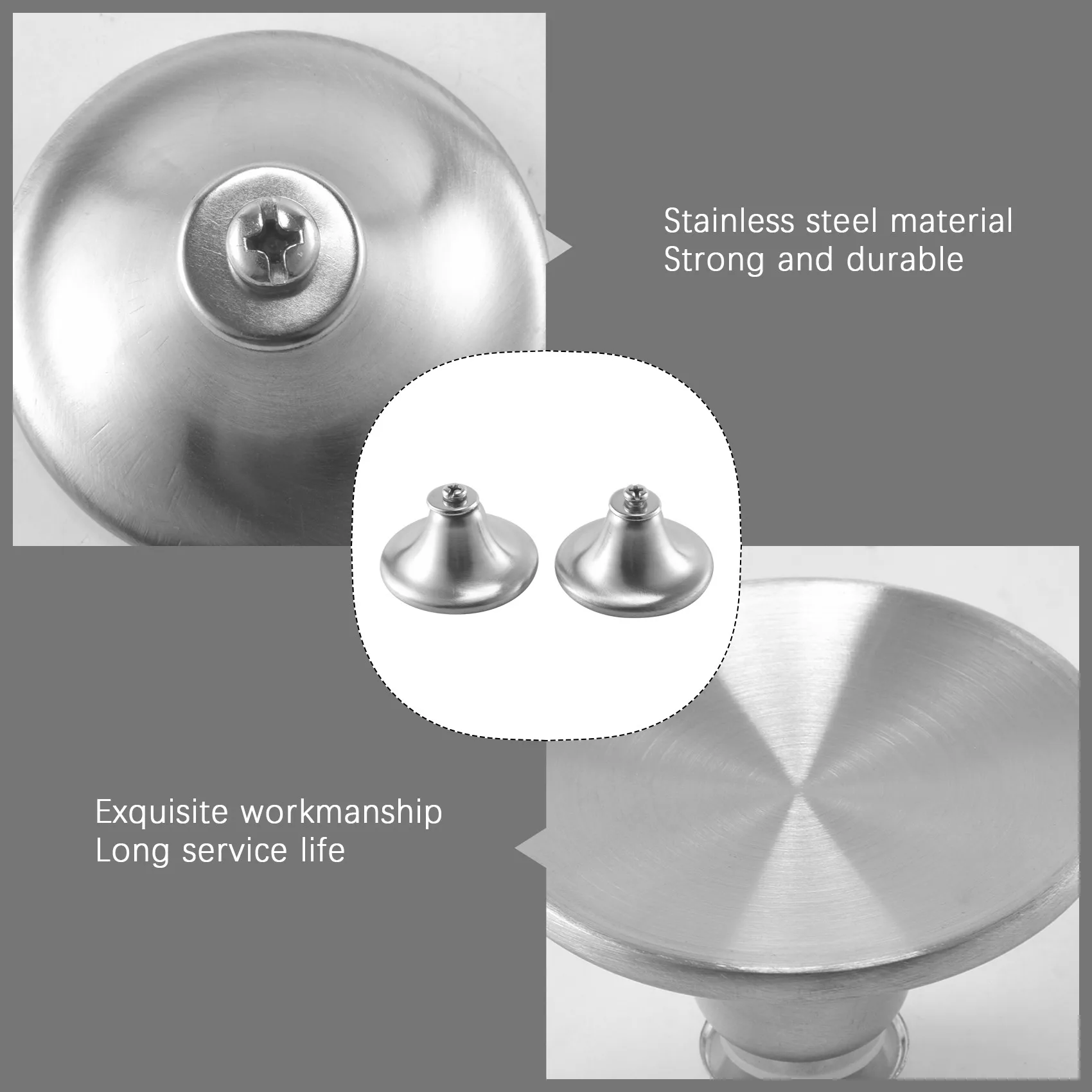 

Better Quality 2PCS Dutch Oven Knob, Stainless Steel Pot Lid Replacement Knob for Le Creuset/ for Aldi/ for Lodge, Knob Pot Lid
