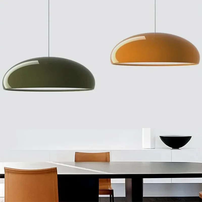 Imagem -04 - Macaron Modern Pendant Lamp Led Macaron Light Redondo Design Espanhol Sala de Jantar Teto Decoração de Casa Sala de Estar 35 cm 45 cm 60cm