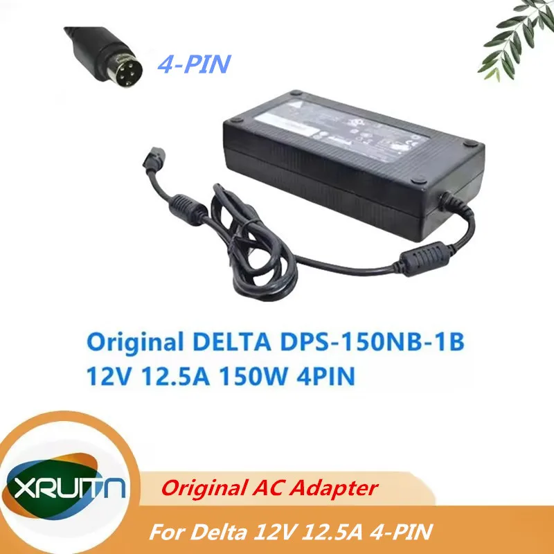 

Genuine Delta 12V 12.5A 4PIN AC Adapter DPS-150NB-1A DPS-150AB-15 For PX150 EPOS PP-9635 Fec Aerpos AP-3615 RD9000PH01AK Charger