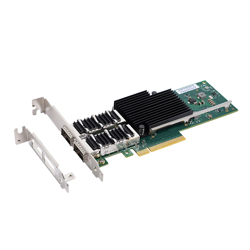 XikeStor 40G QSFP+ Dual-port Network Card Transmission Rate 10GbE/40GbE PCI-E x8/ Compatible x16 PCIe v3.0 (8.0 GT/s)