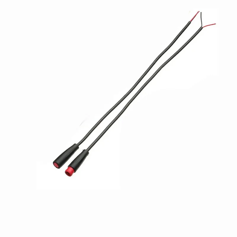 2-Pin M6 Julet Electric Butt Plug Connector Wiring Line Scooter Brake Cable Pluger Signal Sensor