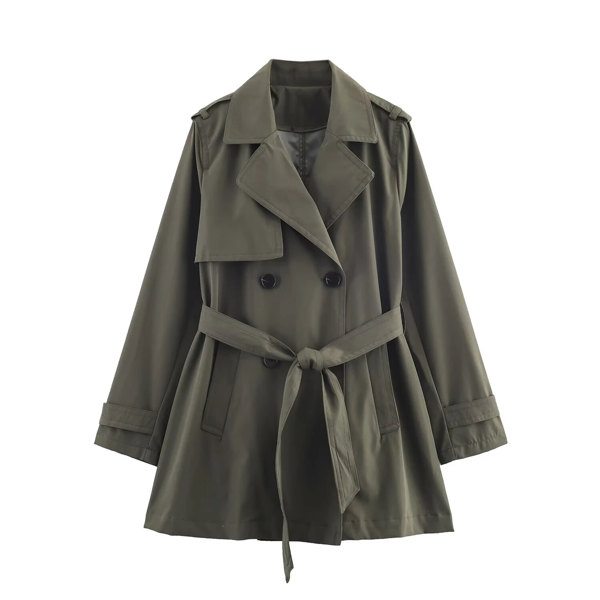 

Women's Double-Breasted Trench Coat Water-Repellent Windproof Fashion Trend Fall 2025 New Arrival
