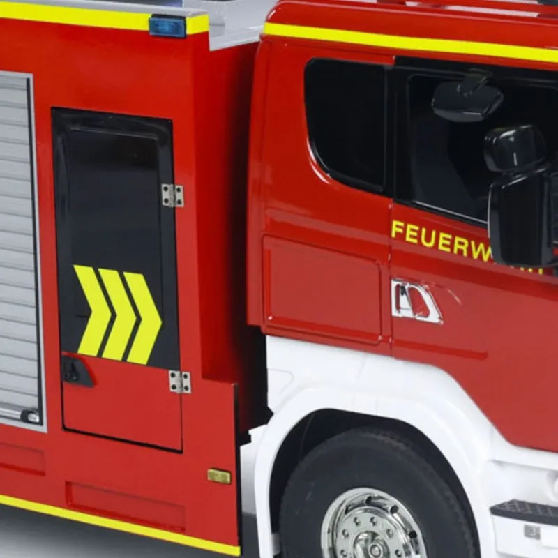 

Toys 1/14 6x4 Radio Control Fire Fighting Truck RC Fire Vehicles Painted Assembled Model Lights Sounds Cars for Boy Gift TH23921