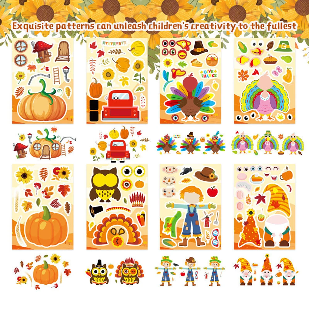8/16Sheets Thanksgi… - image