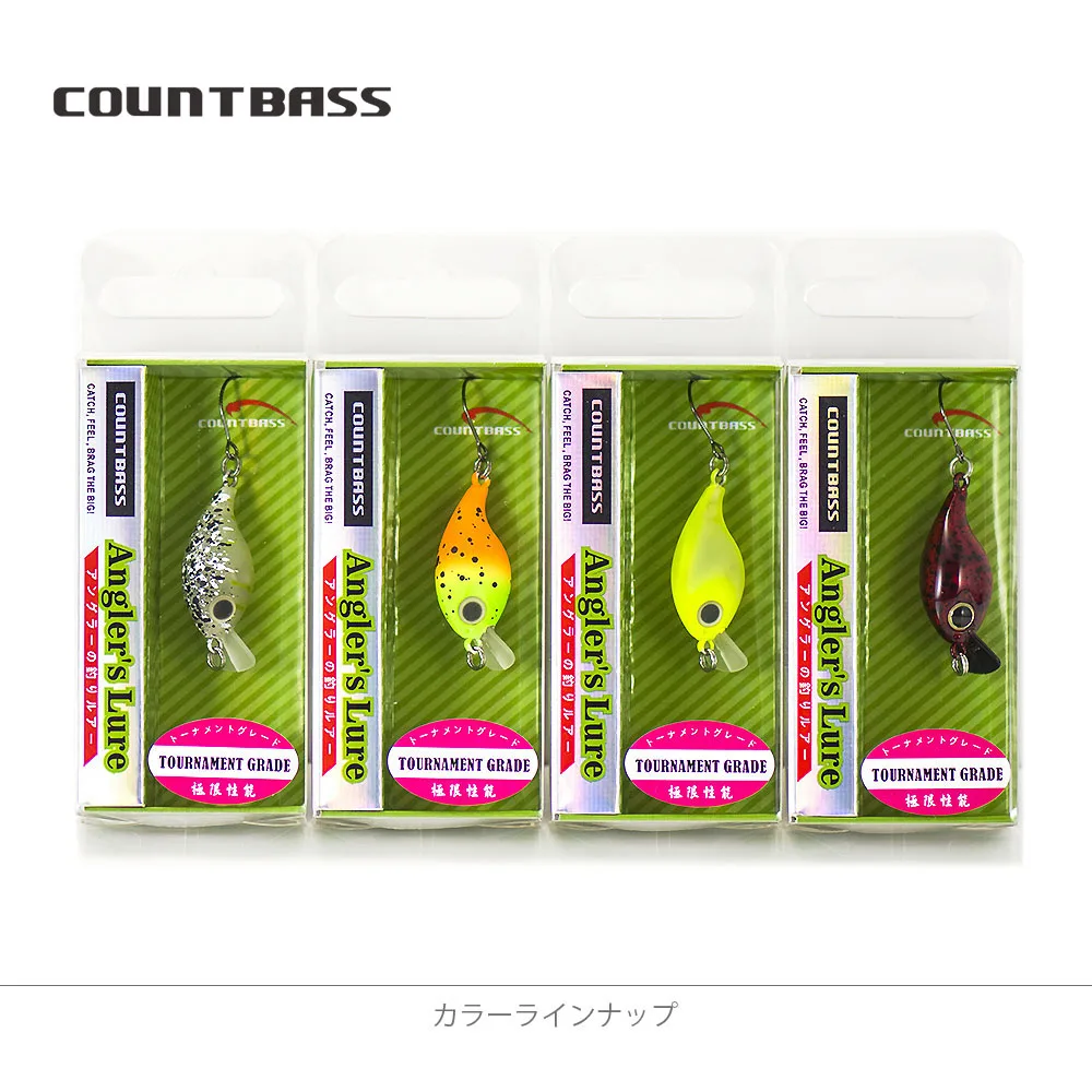 COUNTBASS 28mm 1-1/8" 1,7g 1/16 oz. Schwimmende Wobbler, Forellenangeln, Kunststoff, harter Köder, Köder, Wobbler, Barsch, Leurre-Anglerköder – Detail 23