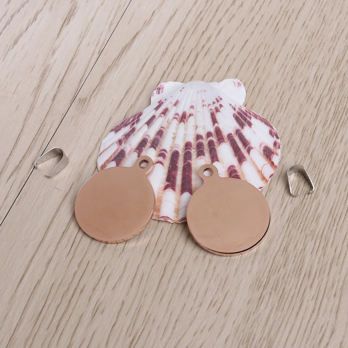 

2pcs Pet Id 25Mm Blank Dog Tags For Tag Anti-Rust Scratch Resistant Durable Engravable Keychain Diy Accessory Pets