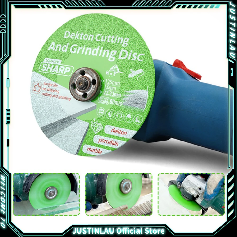 Diamond Marble Saw Blade Ceramic Tile Jade Special Polishing Cutting Blade Sharp Brazing Glass Cutting Disc φ100-125mm x22.23mm