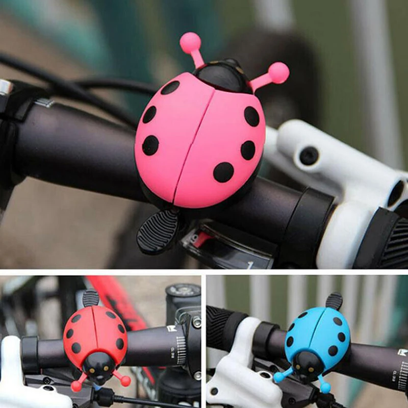 New-Cute Bicycle Bell Animal Seven Star Ladybug Bicycle Bell Child Bicycle Bicycle Bell Mountain Bike Road Bicycle Warning Bell