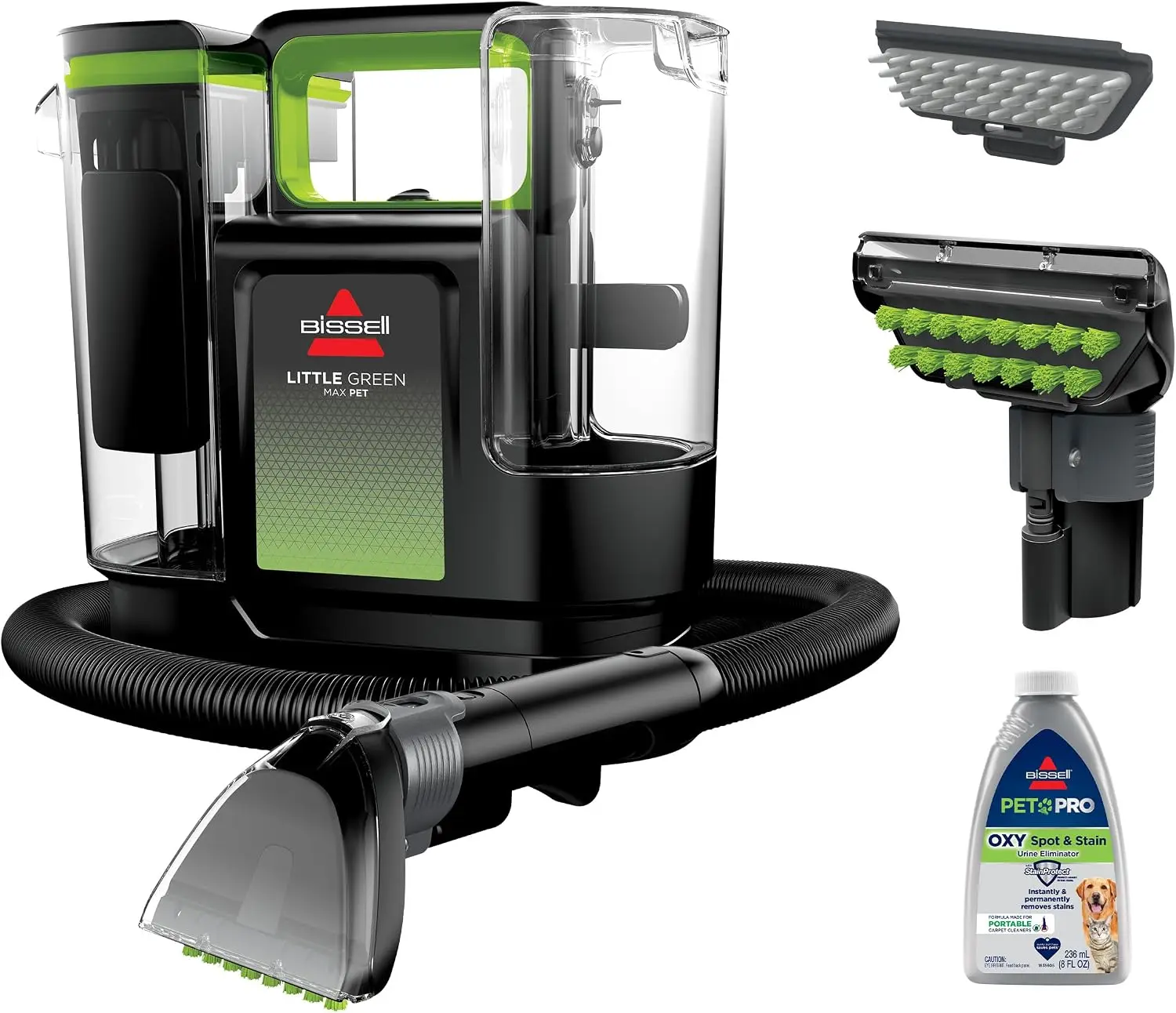 Little Green Max Pet Portable Carpet Cleaner, 3860 | Self-Cleaning Tough Stain Tool & Pet Hair Removal Tool; car/auto detailing;