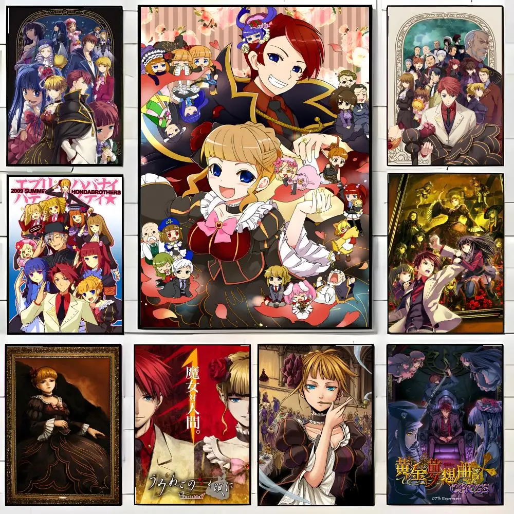 Umineko When They Cry Poster High-definition Waterproof Poster Stickers, Suitable For Bedroom, Living Room, Home Decoration
