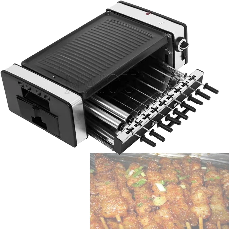 1600W Electric BBQ Grill Multi-function Smokeless Barbecue Machine Home BBQ Grills