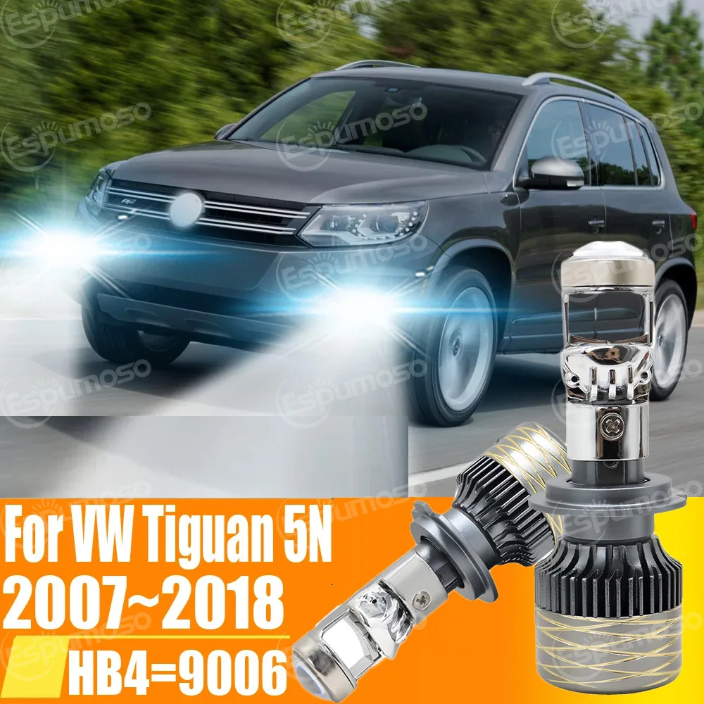 

2pcs HB4 9006 P22d Led Fog Light Canbu Car Bulb High Power 6000K White Headlight Diode Lamp 12v 55w For VW Tiguan 5N 2007~2018