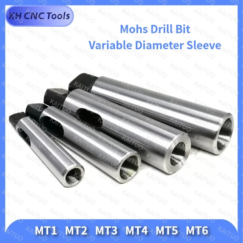 Morse Drill Bit Variable Diameter Sleeve MT1/MT2/MT3/MT4/MT5/MT6 Mohs Tapered Shank Drill Variable Sleeve Lathe Transfer Sleeve
