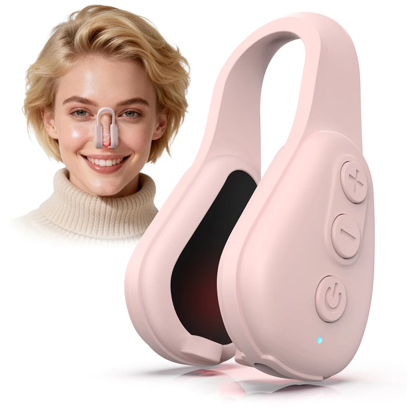 Electric EMS Beauty Nose Clip Silicone Nose Shaper Machine Technology Lifter Clip Nose Shaper for Women Daily Usage Home