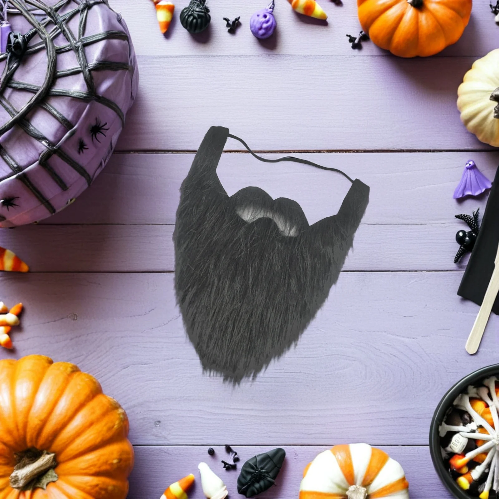 

1 шт., мужской костюм, реквизит для косплея, искусственная борода, парики, тканевый реквизит для бороды, сценический реквизит для Хэллоуина, нарядное платье