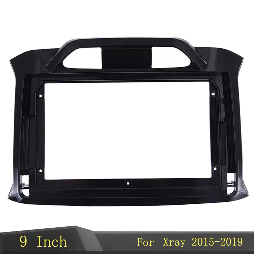 9 Inch Car Control Fascia Audio Frame Radio Stereo Panel for LADA XRAY 2015-2019 Fascia