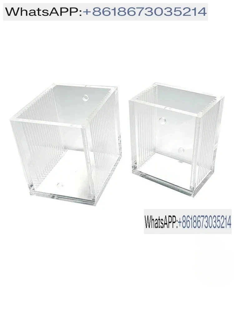 Electrochemical experiment electrolyzer circulating water flow Plexiglass electrolytic cell pole spacing adjustable 500/1000ml