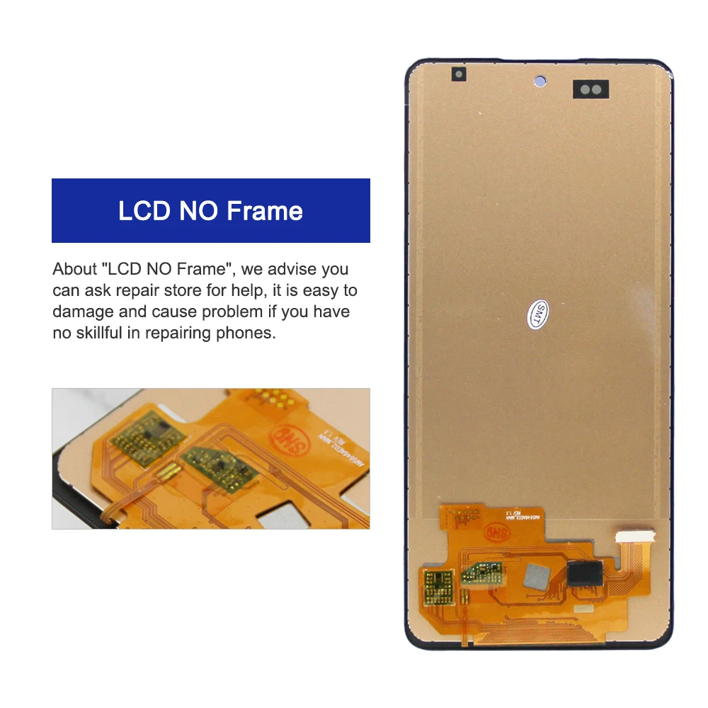 100% Tested For Samsung Galaxy A53 5G LCD Display With Frame Panel Touch Screen Digitizer Assembly For samsung A536 A536B Screen