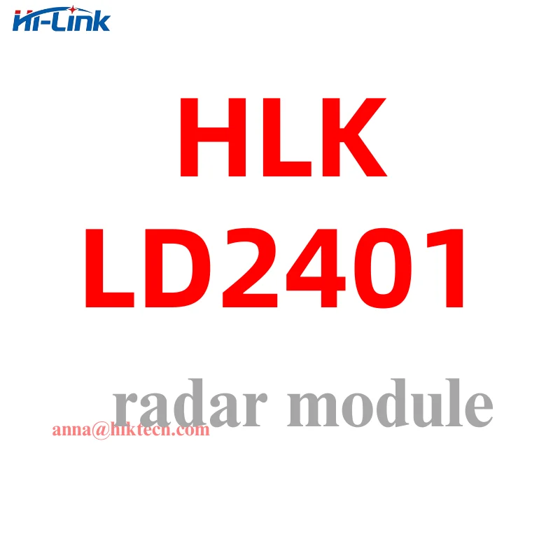 Spedizione gratuita 50 pezzi LD2401 con Bluetooth distanza di rilevamento massima di 6 metri di sensibilità del radar di presenza umana 24G