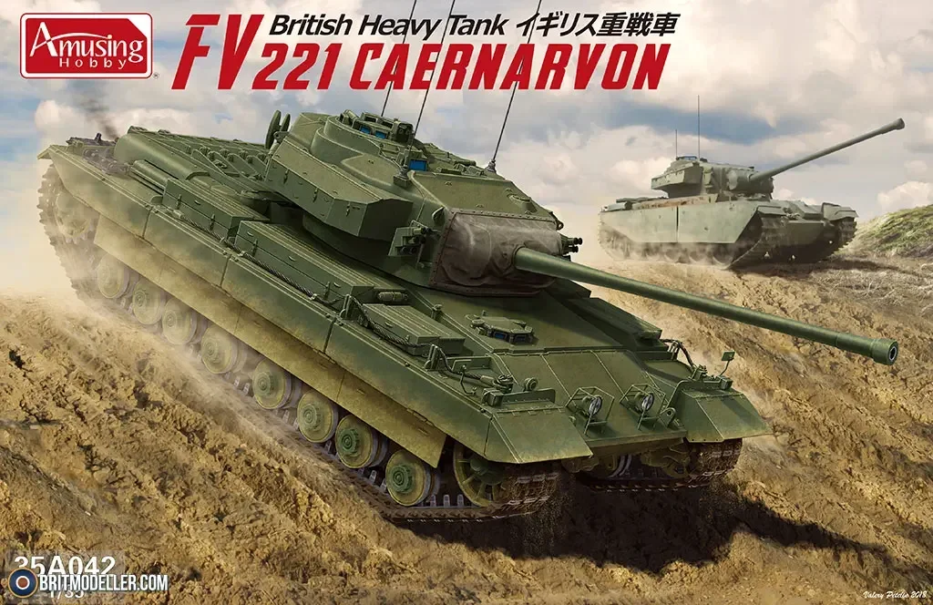 

1/35 Amusing Hobby 35A042 British FV221 Caernarvon Main Battle Tank -assembly Scale diy toys Model Kit