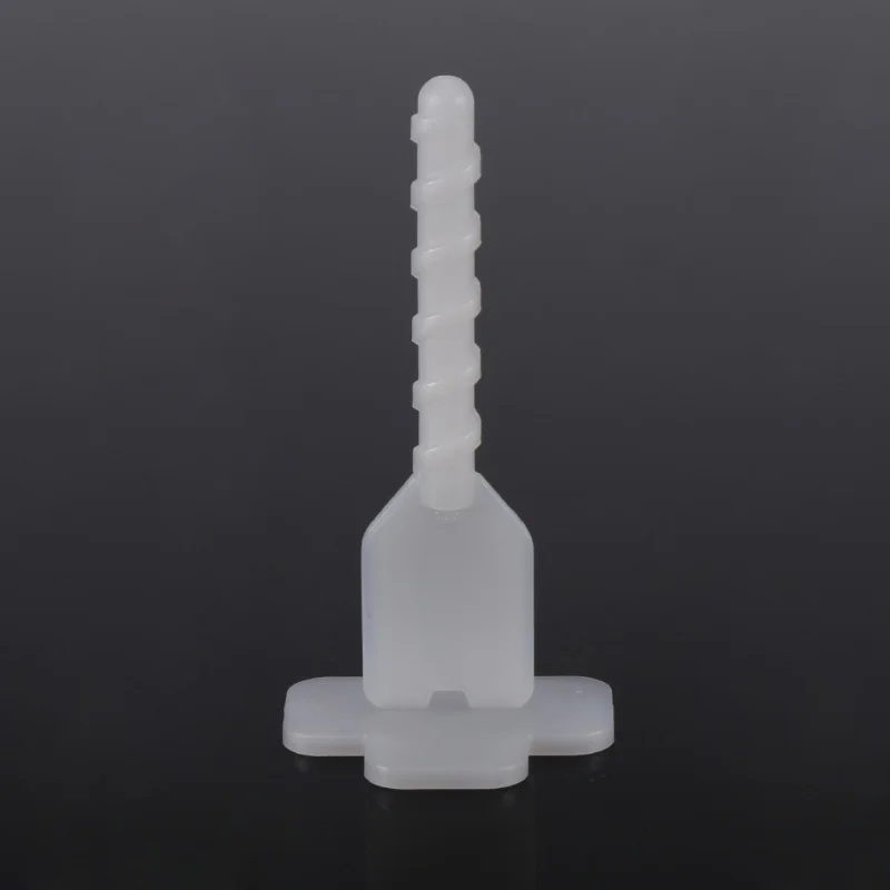 

100pcs Plastic Floor Wall Tiling Spacers Strap Tile Flat Leveling System Tools(" " Base)