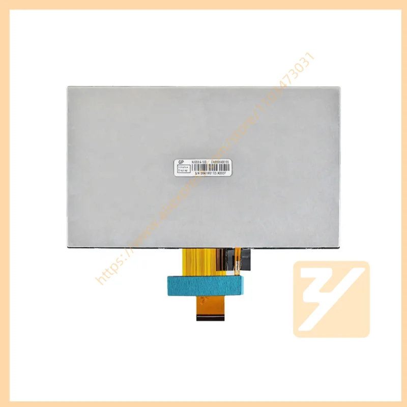 40pin LVDS 8 inci 1024*600 NJ080IA-10D Layar Tampilan TFT-LCD Pengiriman cepat
