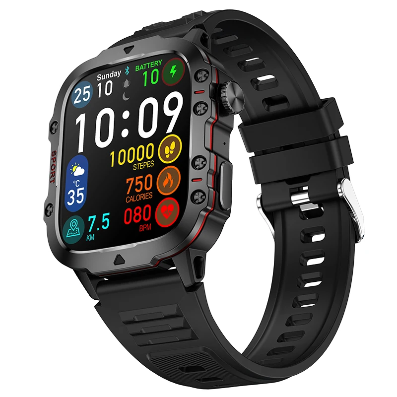 Reloj inteligente para hombre, pulsera HD de 2024 pulgadas con Bluetooth, llamadas, rastreador de actividad deportiva, para XIAOMI y Android, novedad de 1,96