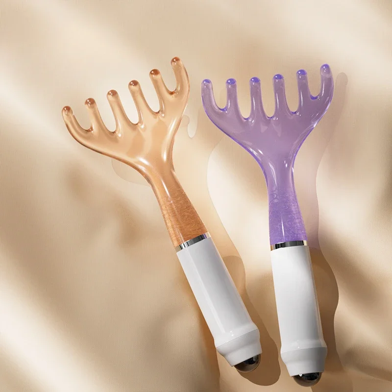 

Deer Antler Comb Small Rake Five Finger Massage Scalp Scratching Home Use Facial Stretching Itching Blood Circulation Promotion