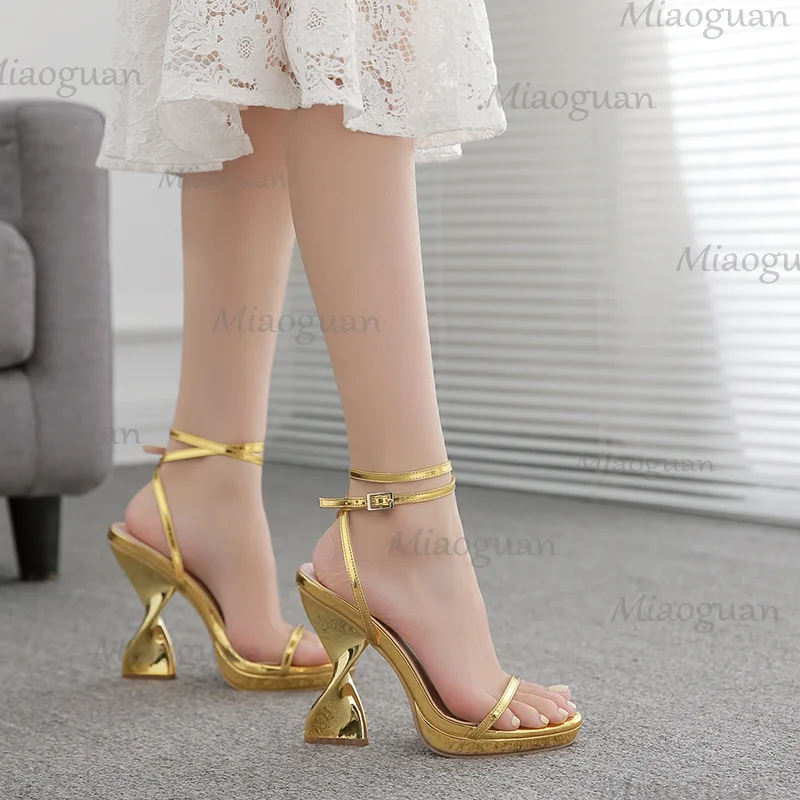 

2026 Summer High Heels Sandals Women Fashion Party Wedding Pumps For Ladies Sandals Summer Shoes Stange Heels Outdoor Footwears