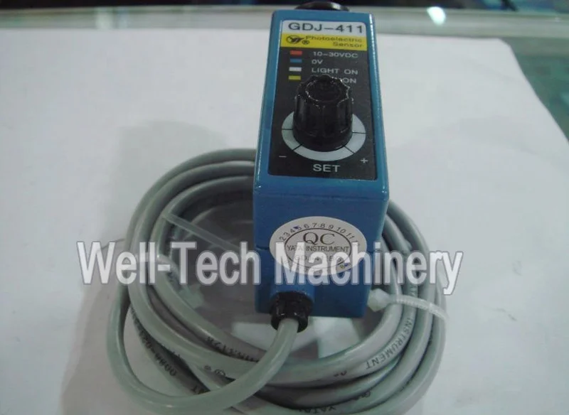 Photoelectric Sensor GDJ-411 Bag Making Machine Photoelectric Colour Track Sensor Cutting Machine Photocell GDJ-411BG Sensor