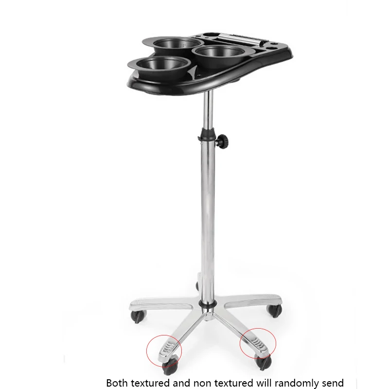 Removable Portable Salon Trolley Plastic Hairdresser Beauty Tray with Bowls Hair Salon Trolley Hair Shop Beauty Cart