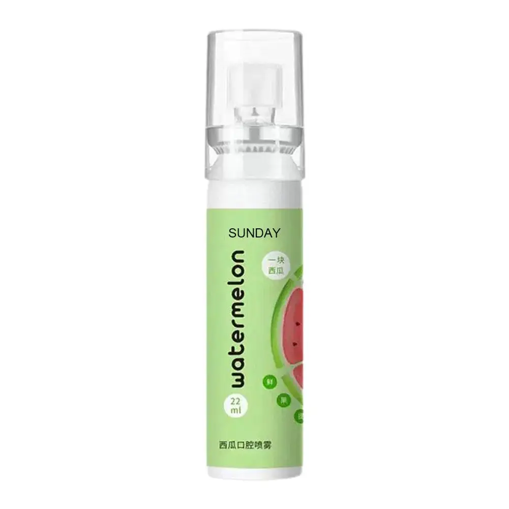 22ml fruttato respiro pesca anguria deodorante trattamento Spray Spray rinfrescante deodorante odore alitosi bocca liquido U0G6