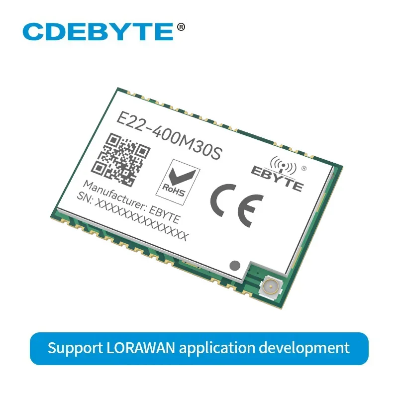 LoRa Module CDEBYTE E22-400M30S LoRa SX1268 433MHz 30dBm 32M High-Precision TCXO SMD Long Distance Wireless Transceiver Module