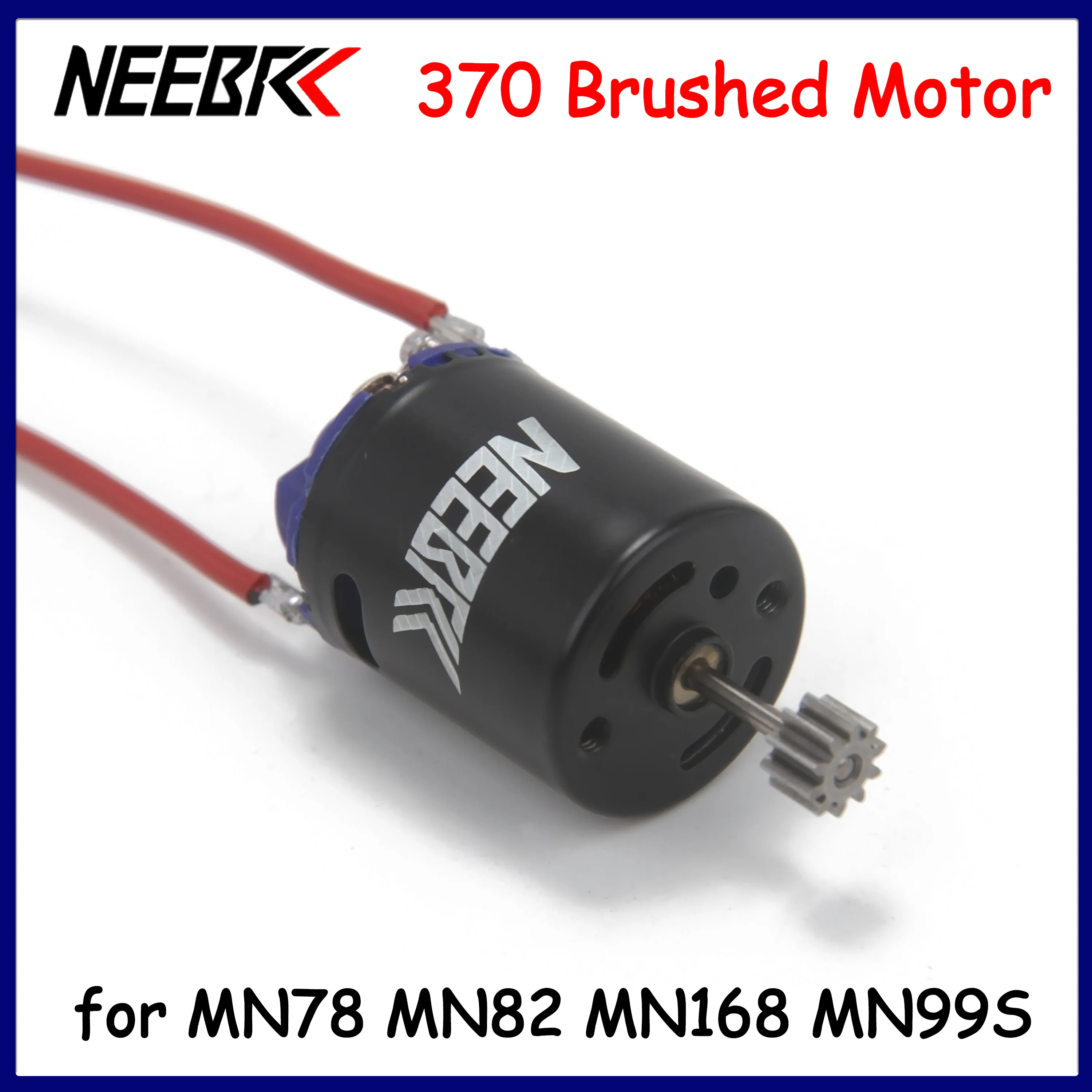 NEEBRC 370 Bürstenmotor für RC-Auto Drift Truck Crawler Tank Jeep Fahrzeug MN78 MN82 MN168 MN99S Spielzeugmodell Zubehör
