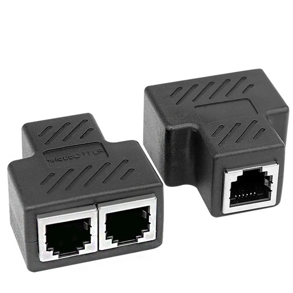 Соединитель Rj45 из ПВХ для повышения производительности сигнала, высокоскоростной штекер и соединитель для ПК с стабильной производительностью