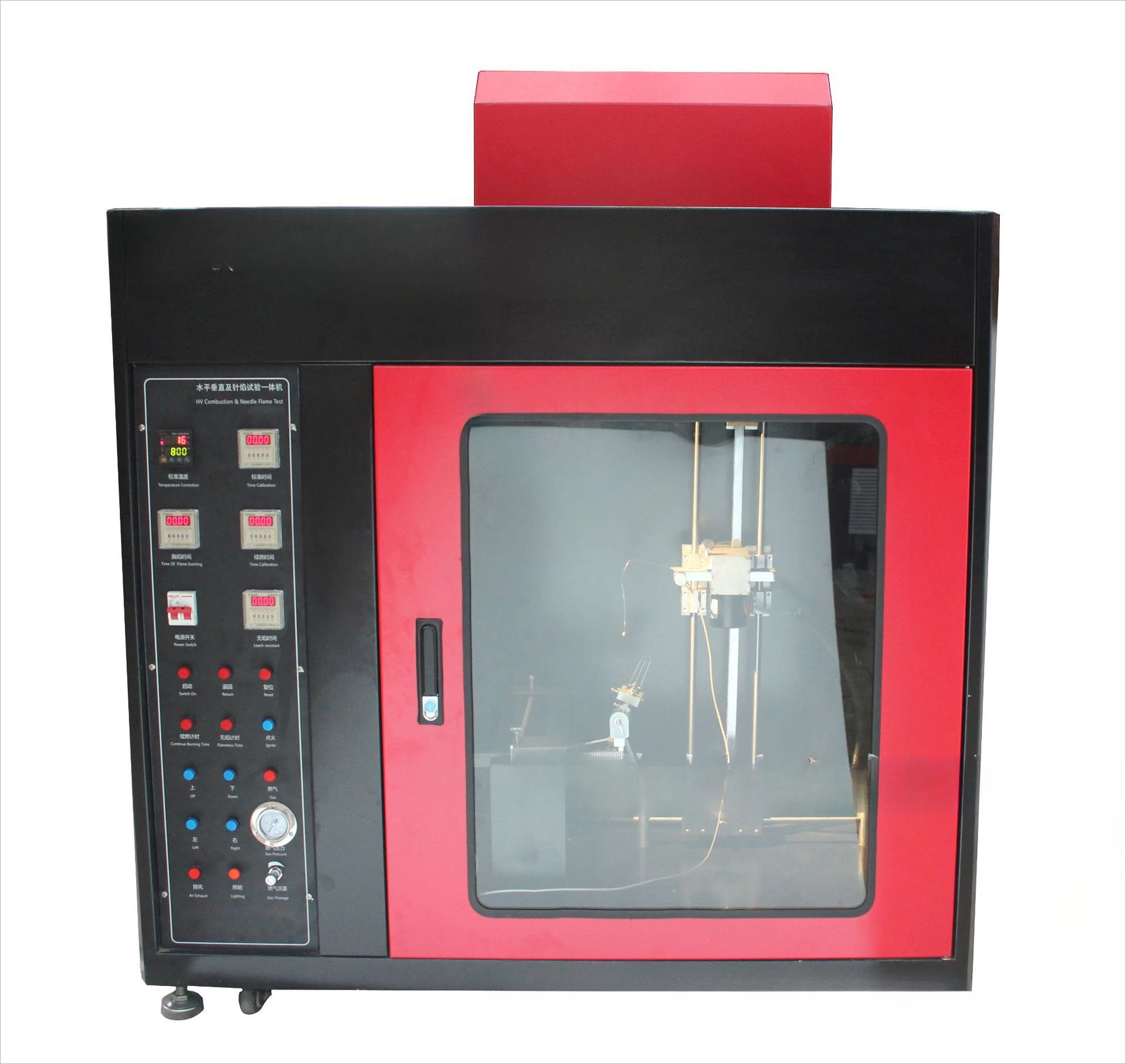 ZYSP-2 needle flame/horizontal and testing machine, needle flame tester, horizontal and vertical combustion test chamber