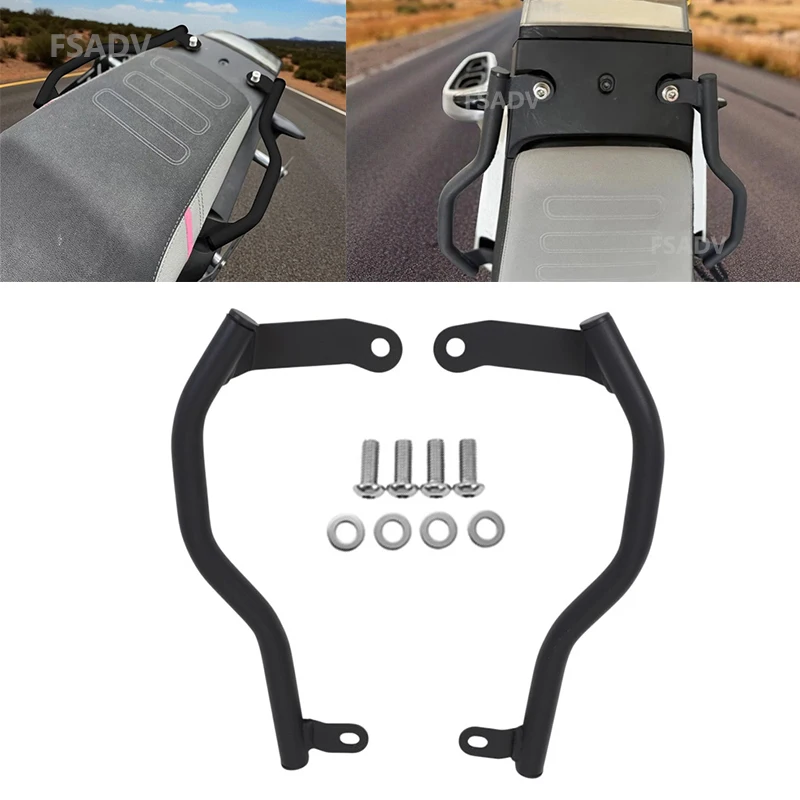 

450MT Rear Grab Bars Rear Seat Pillion Passenger Grab Rail Handle For CFMOTO 450 MT MT450 CF 2024 2025 Motorcycle
