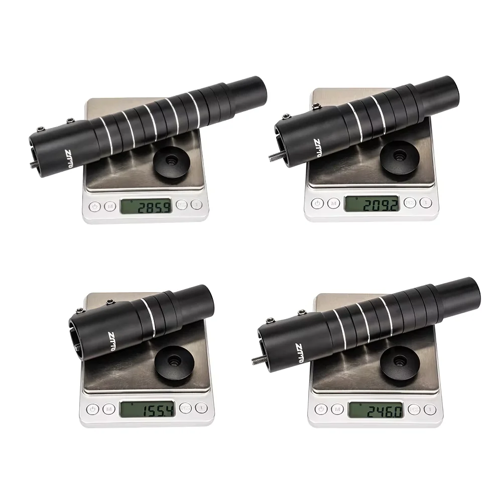 ZTTO Aluminum Alloy Bicycle Fork Stem Height Extender Handlebar Riser for MTB Road Bike 115mm 150mm 180mm 210mm 28.6mm Spacers view 5
