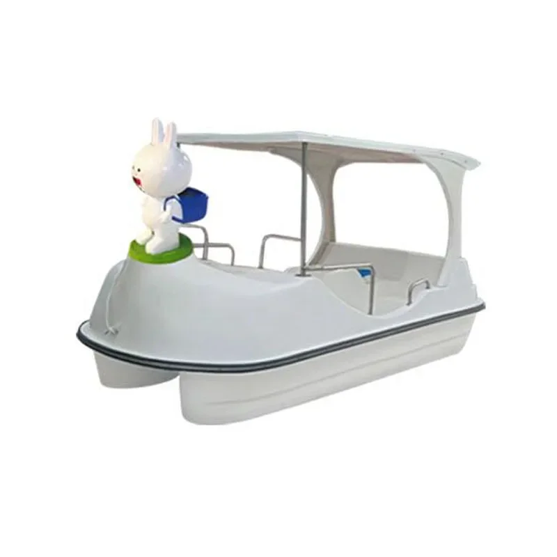 

Wholesale Water Park Amusement Facilities Equipment Fiberglass Custom Pedal Boat for 4 Person