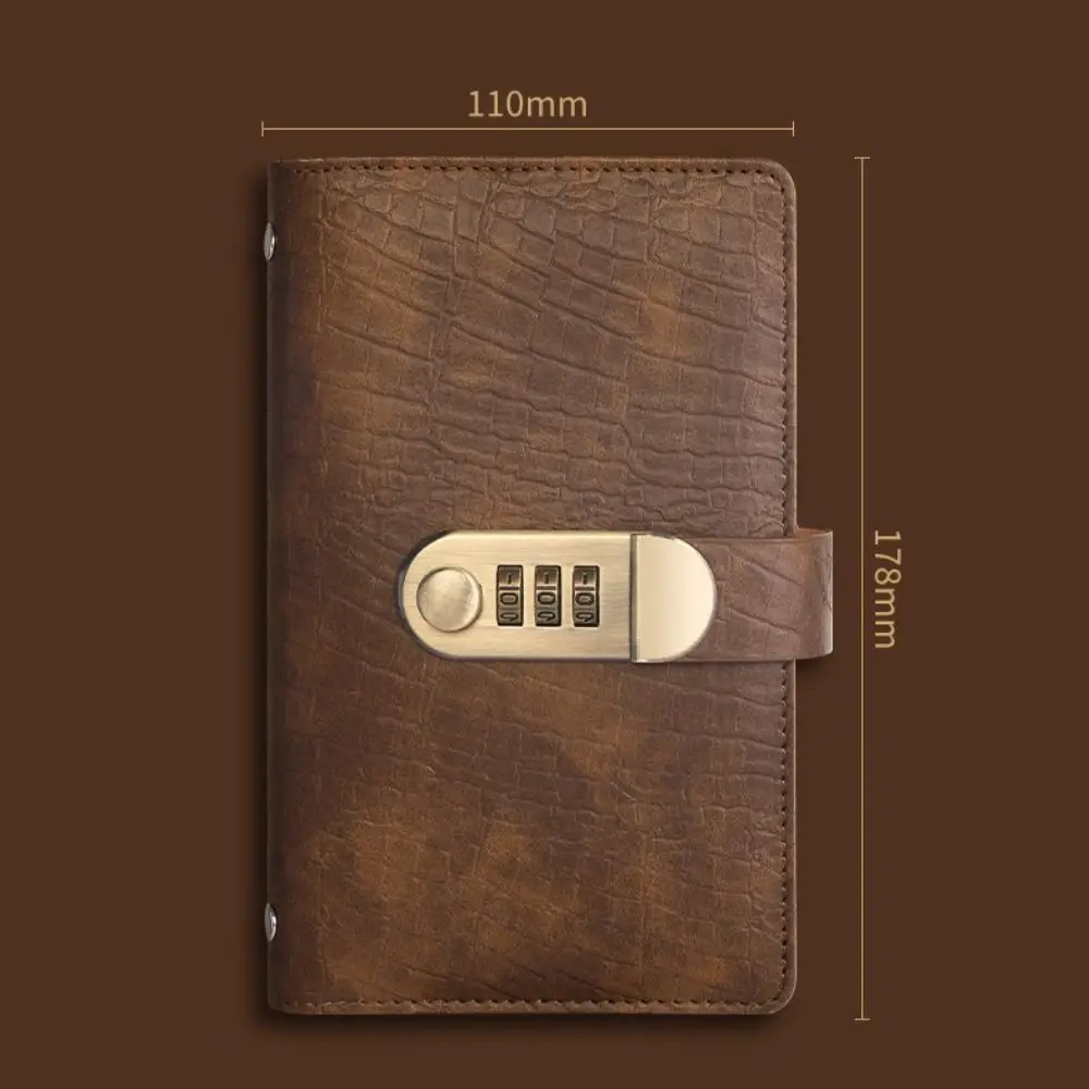 Fashion PU Leather 100 Envelope Challenge Binder With Password Lock Reusable Saving Money Notebook Waterproof Budget Saving Book - view 6