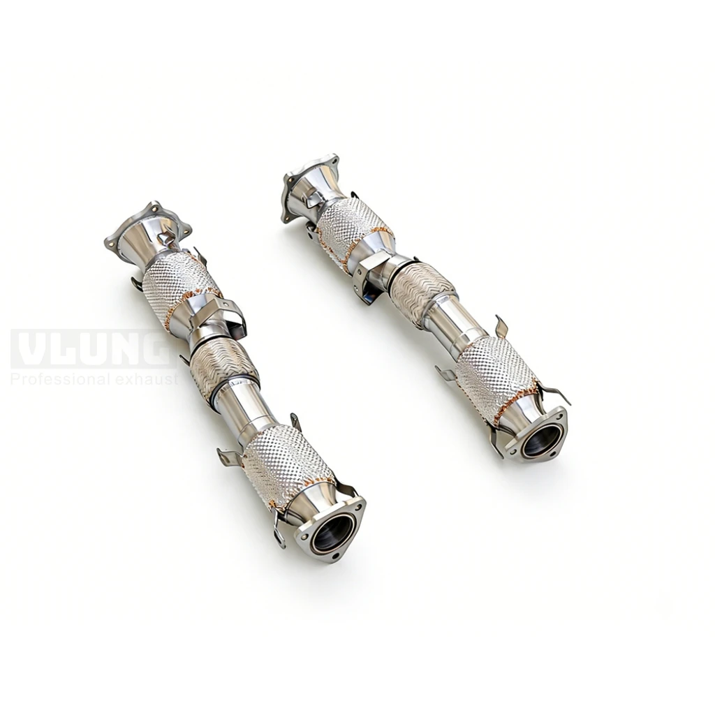 

Wholesale Stainless Steel High-Performance Exhaust Downpipe for Acura NSX 3.5T 2016-2022 - Head Exhaust Upgrade