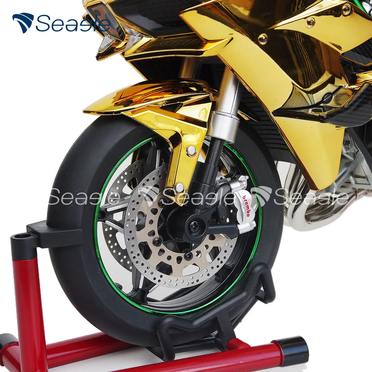 1:6 H2R Alloy Racing Motorcycle Collection Big Size Gift Box Simulation Diecast Spray Motorbike Model Gift for Man Boy