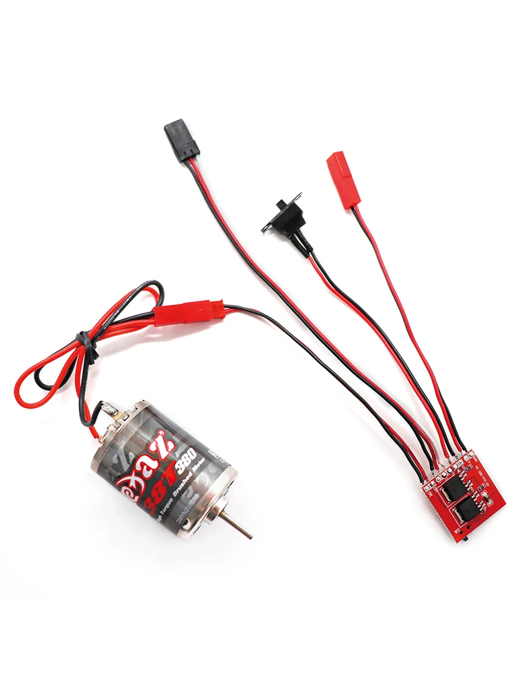 Controlador de velocidad de repuesto de motor cepillado ESC cepillado Controlador electrónico de velocidad de motor multicolor para modelo de coche RC