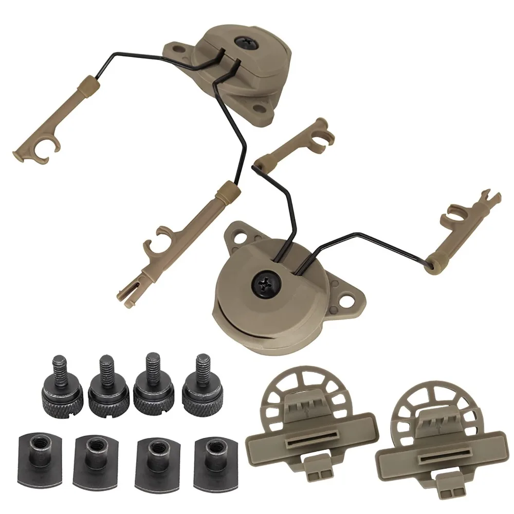 

1Pair COMTA Tactical Headset Helmet Adapter Suspension Accessories for Team Wendy rail 3.0,COMTA Headset