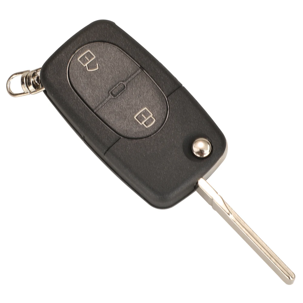 Jingyuqin 2/3/4 ปุ่มรถ Switchblade Key Flip Key Shell สําหรับ Volkswagen Vw Jetta Golf Passat Beetle Skoda ที่นั่ง Polo B5