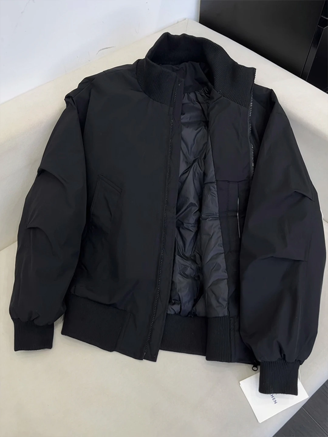 

Мужская легкая теплая куртка-пуховик Bla ort с воротником-стойкой, белая, из натурального пуха, в американском повседневном стиле, верхняя одежда