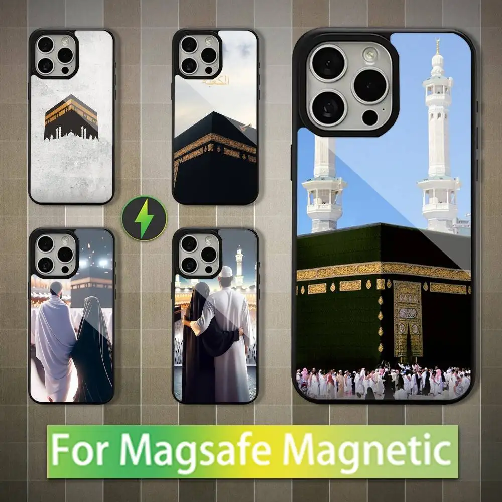 

Moslem Art Kaaba Phone Case For iPhone 16,15,14,13,12,11,Pro,Max,Plus,Mini,Magsafe,Magnetic Wireless Charging Case